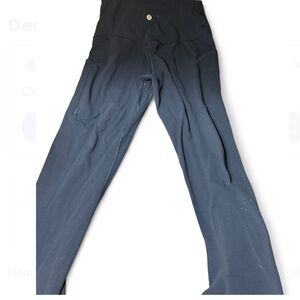 Lululemon turquoise align leggings with pockets size 6